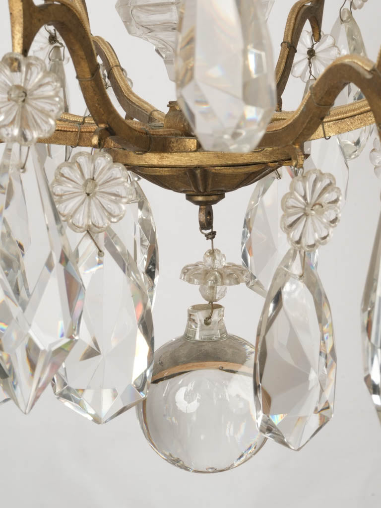 Classic ornate brass lighting fixture
