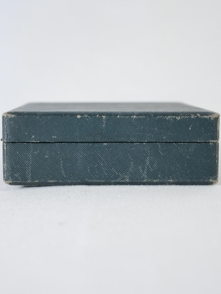 Silver-finished Christofle elegant teaspoon box