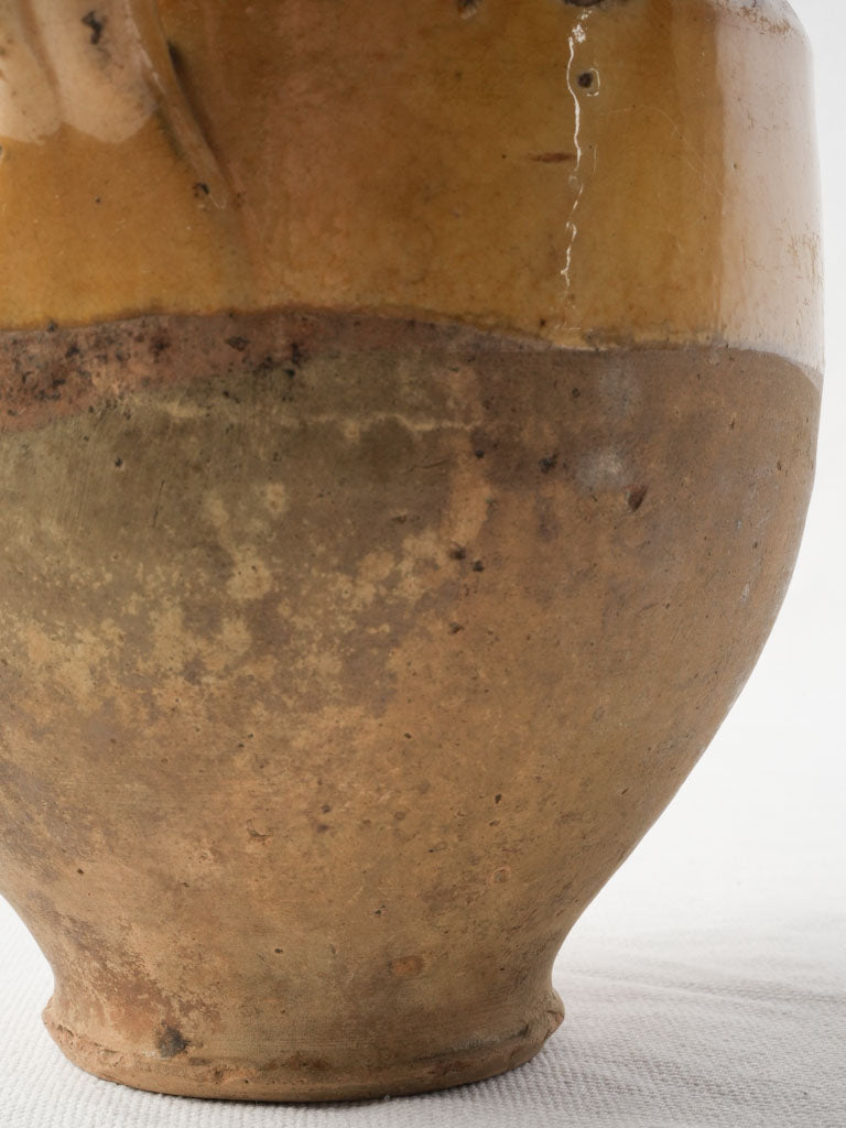 Warm-hued rustic French container  