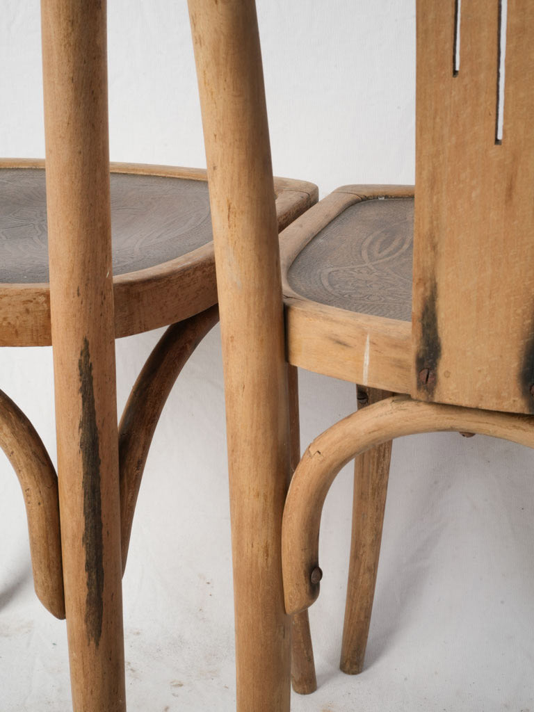 Solid robust wooden frame chairs  