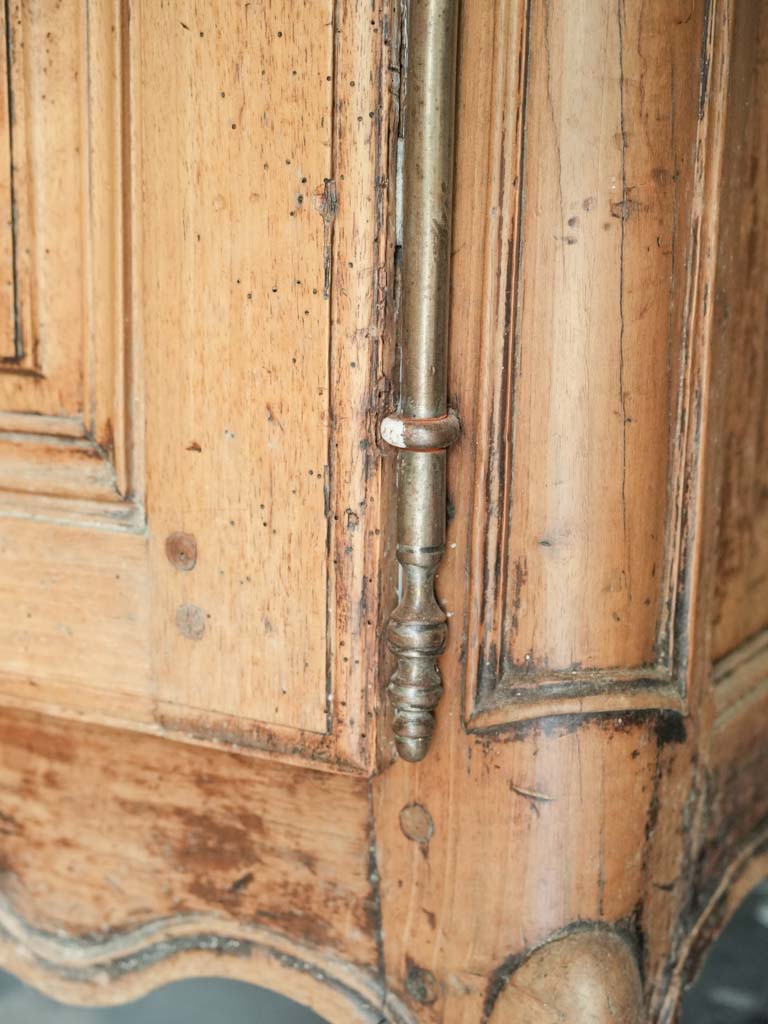 Tall 18th Century French Fruitwood Two Part Cupboard