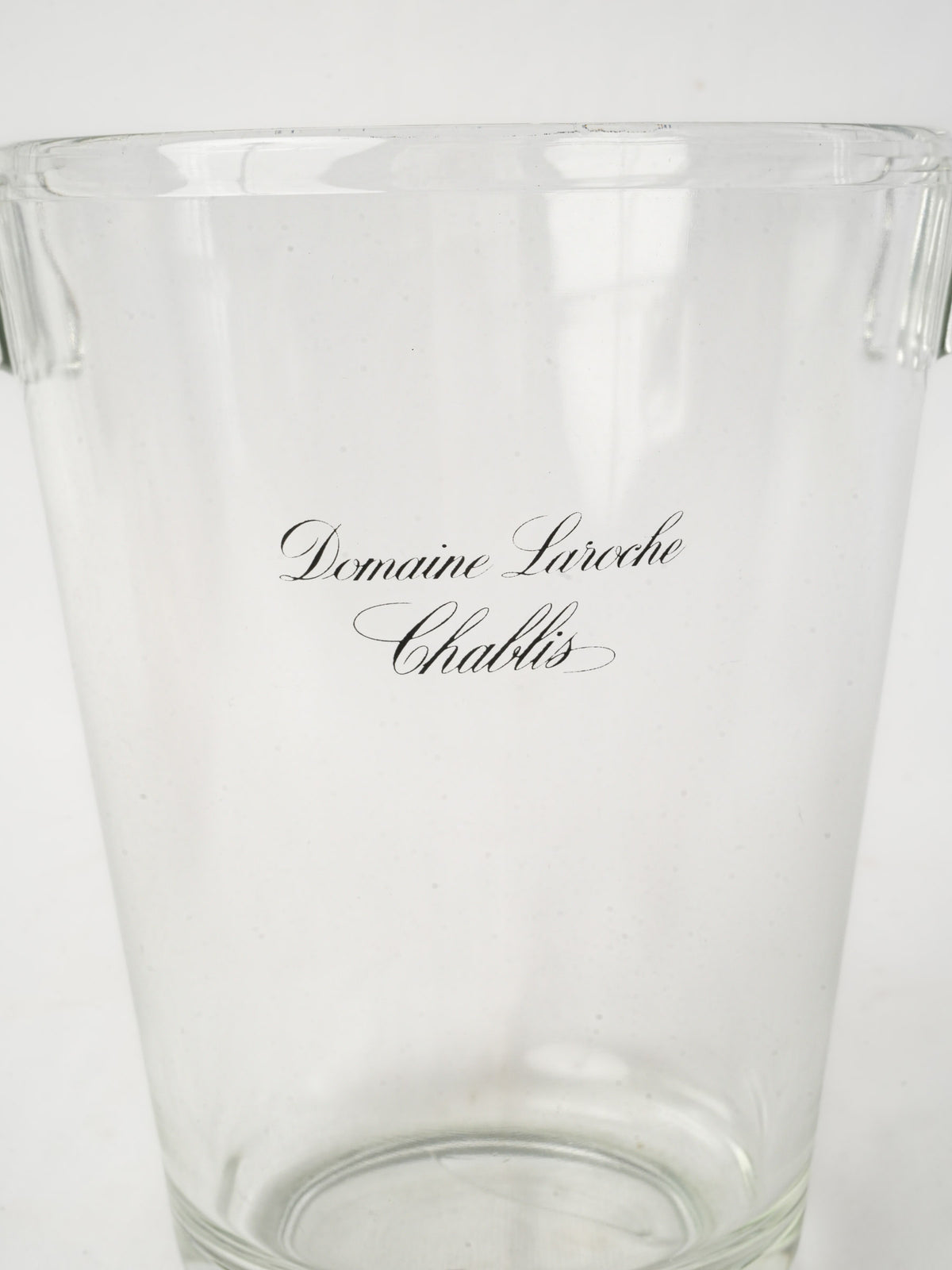Domaine Laroche Chablis Glass Wine Cooler with Script-Style Name - 9"
