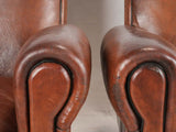 Original Havana-model aged leather chairs