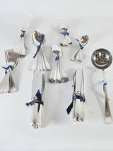 Vintage French flatware set for 12 people - Pearl