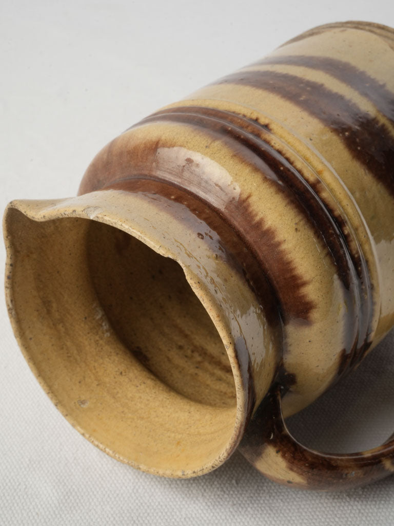 Antique French country kitchen pitcher