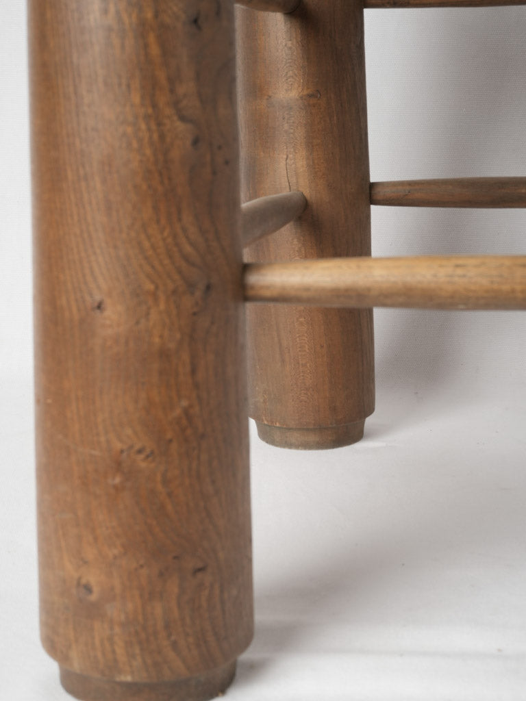 Vintage French solid wood chair