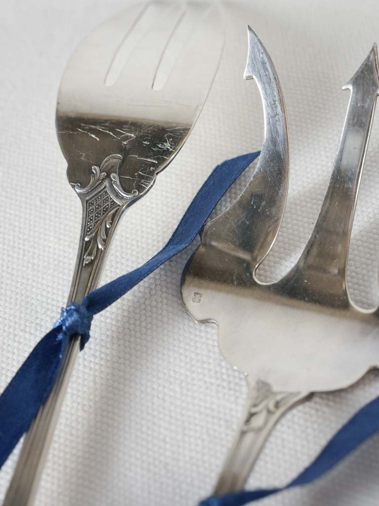 Seafood flatware set for 12 - Louis XV style