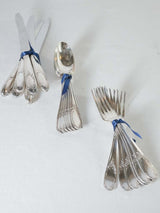 Vintage silver plate Flatware set for 6 - Louis XV