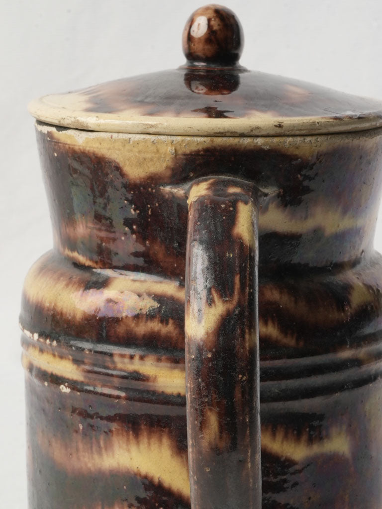 Elegant French vintage chocolate pot  