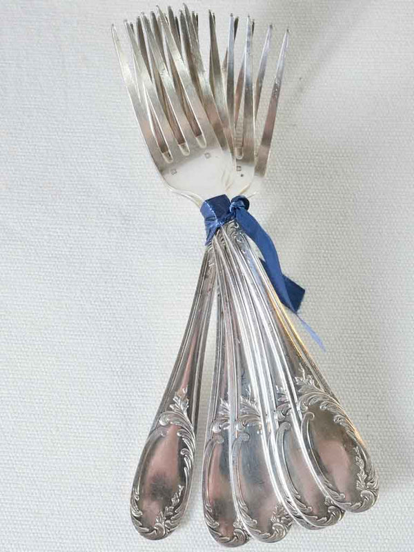 Vintage silver plate Flatware set for 6 - Louis XV