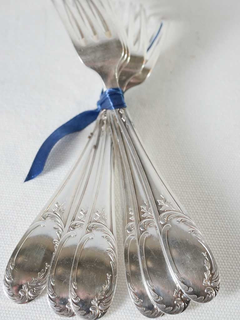 Vintage silver plate Flatware set for 6 - Louis XV