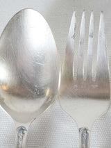 Vintage silver plate salad servers ERCUIS