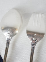 Vintage silver plate salad servers ERCUIS