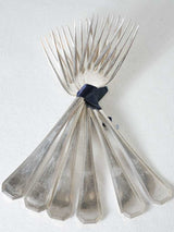 Elegant early-20th-century design fork collection