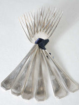 6 Christofle forks - American