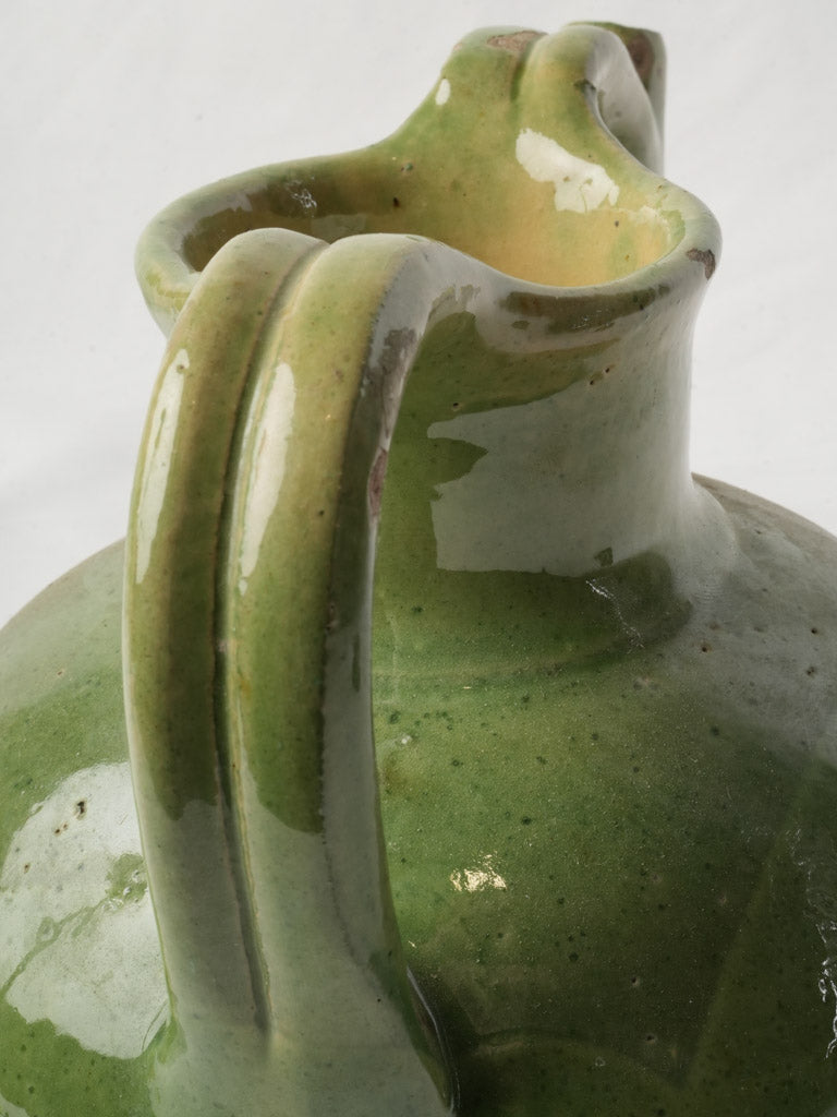 Traditional kiln-speckled French orjol