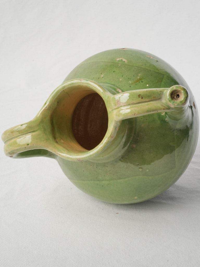 Weathered rural-style earthenware jug
