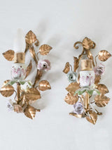 Pair of vintage wall sconces 9¾"