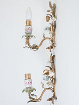 Pair of vintage wall sconces 9¾"