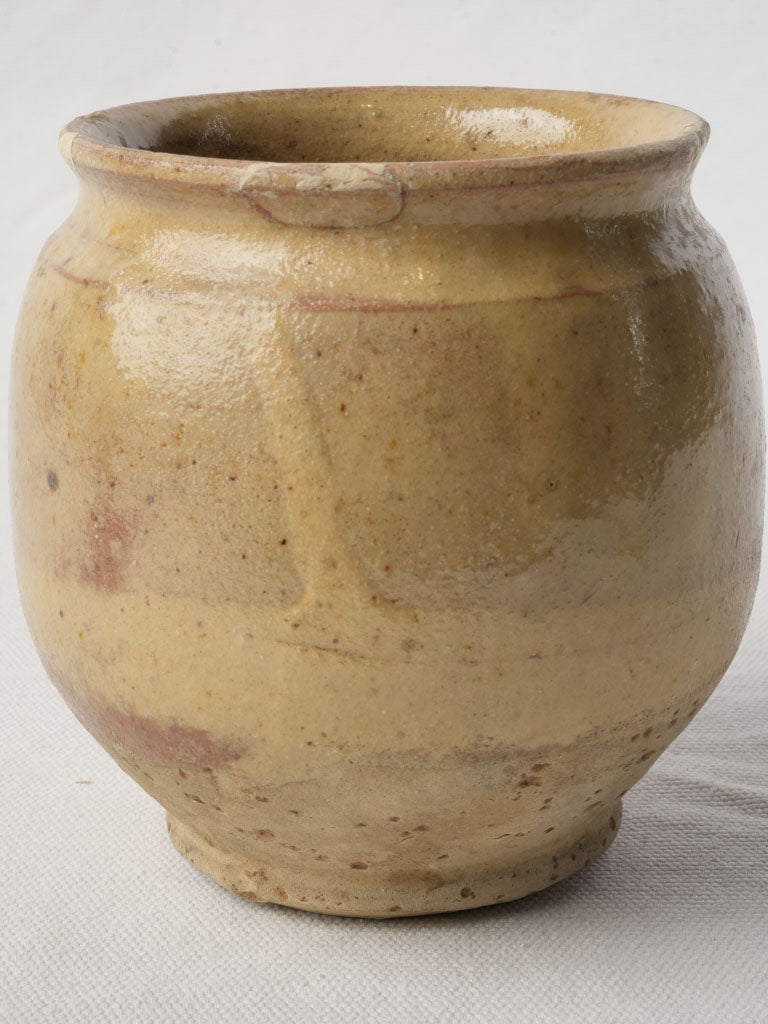 Handcrafted rural pottery jar  