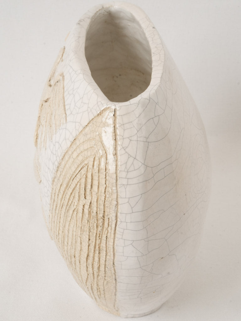 Artistic ancient-inspired ceramic vase