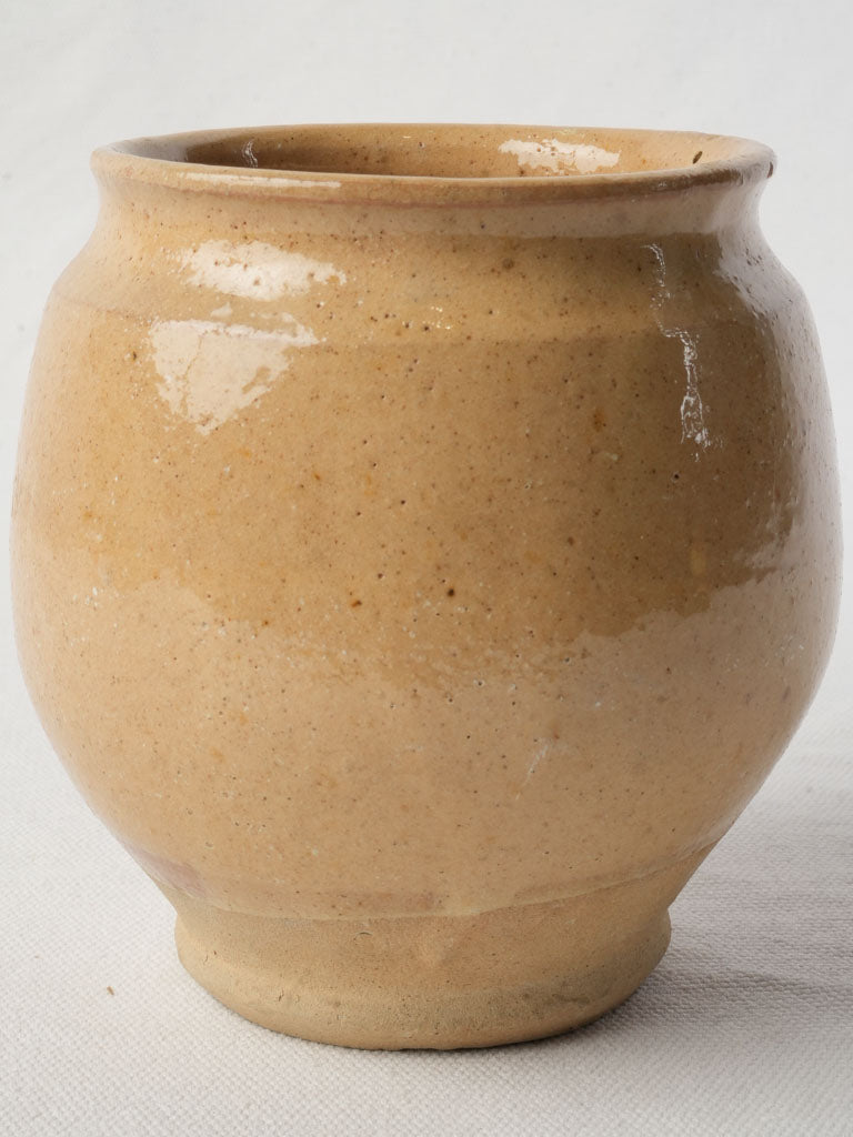 Small artisanal clay pot