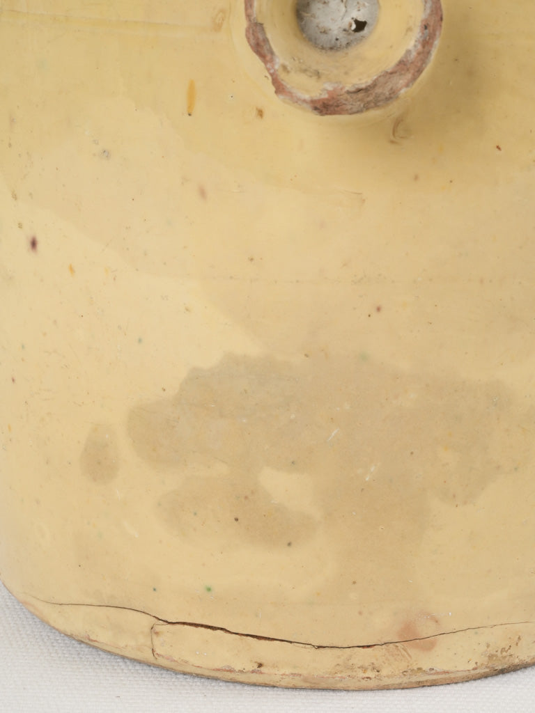 Charming ear-shaped handles glaze pot