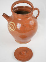Collectible pottery cruche, French provenance