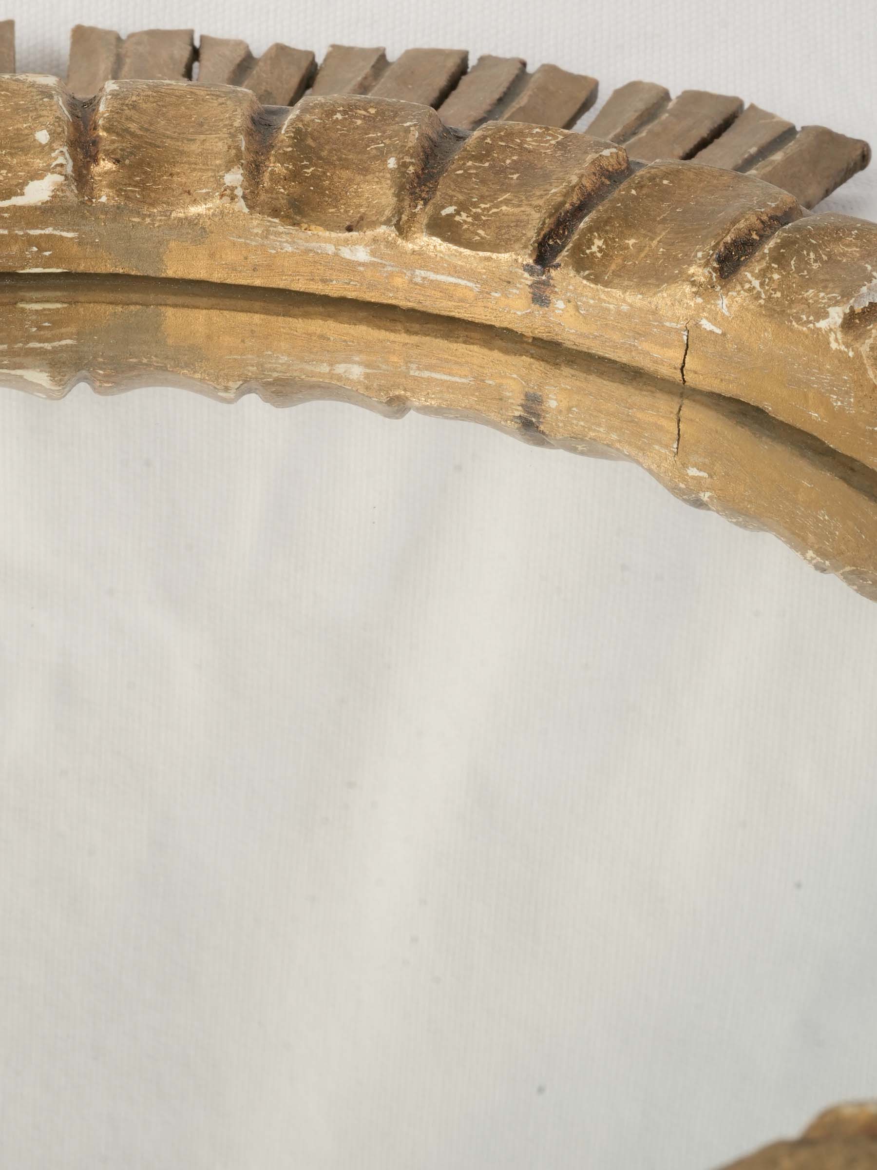 Handcrafted giltwood mirror
