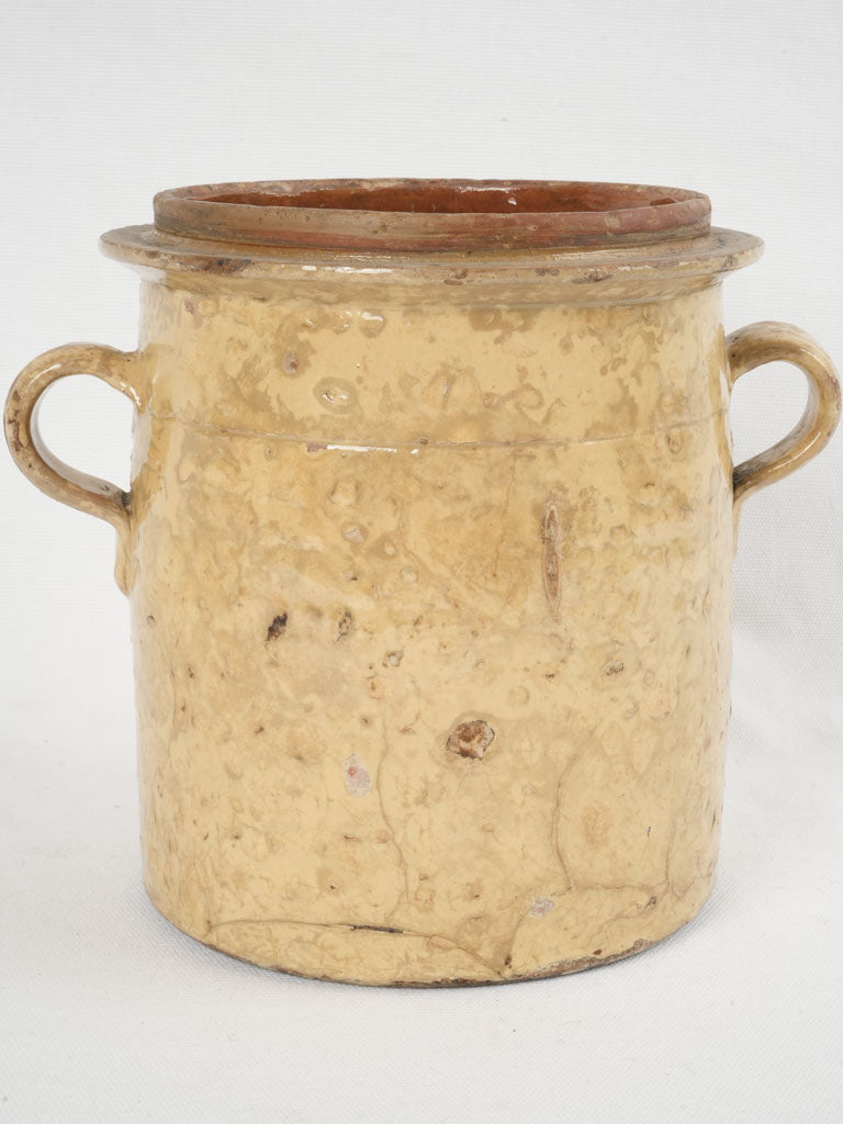 Savoyard ceramic flower vase relic