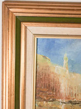 Vintage painting of Venice canal 14¼" x 17¾"