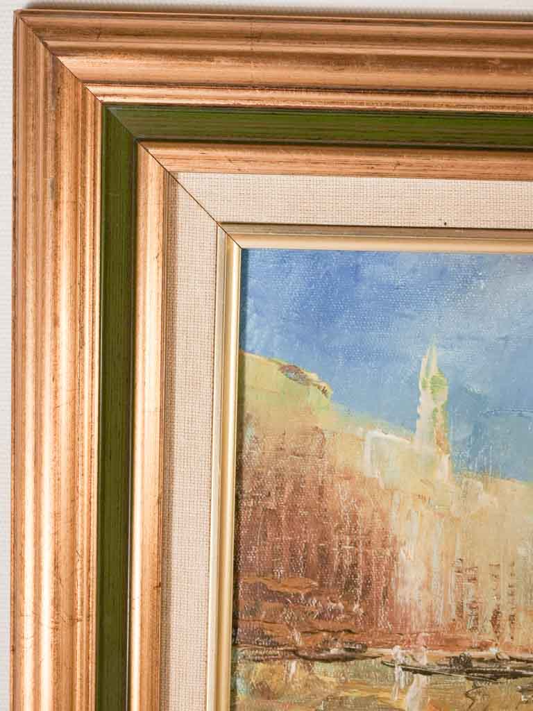 Vintage painting of Venice canal 14¼" x 17¾"
