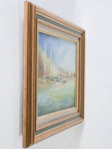 Vintage painting of Venice canal 14¼" x 17¾"