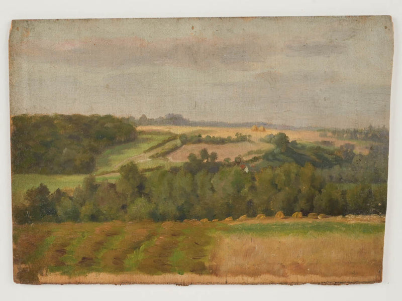 Rustic late 19th-century landscape art