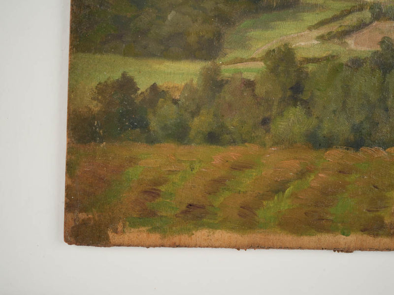 Timeless silage drying field painting