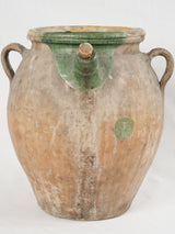 Aged olive oil French ceramic jar