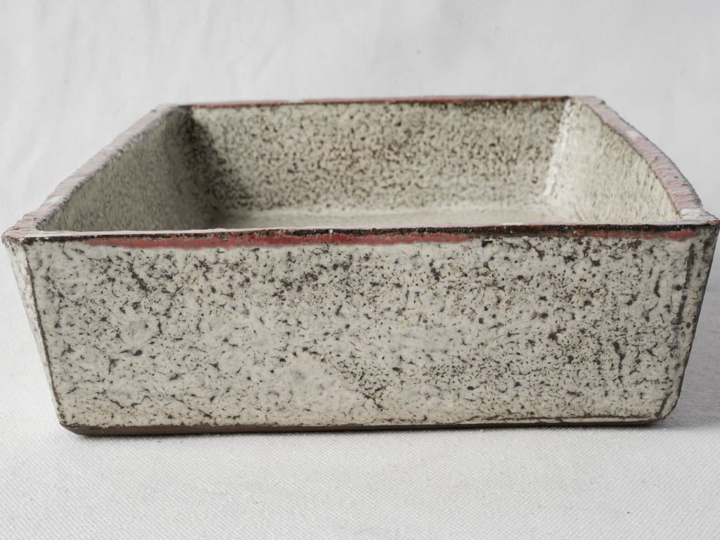 Speckled, handcrafted kitchen platter  