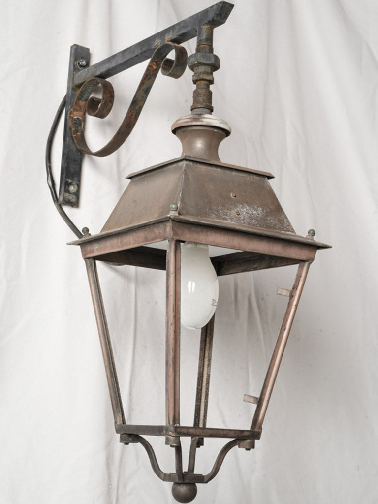 Antique French-style exterior lantern  