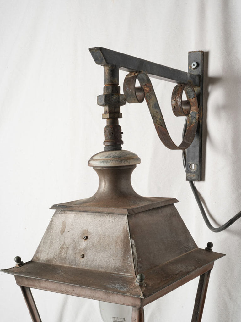 Rustic Provençal street light fixture  