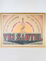 Vintage Provencal aperitif advertising poster