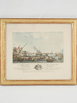 Rare French sea ports engravings