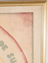 Antique Vin Sautel poster - signed Zony 1925 - 25¼" x 33"