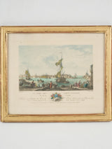 Classic French seaport engravings