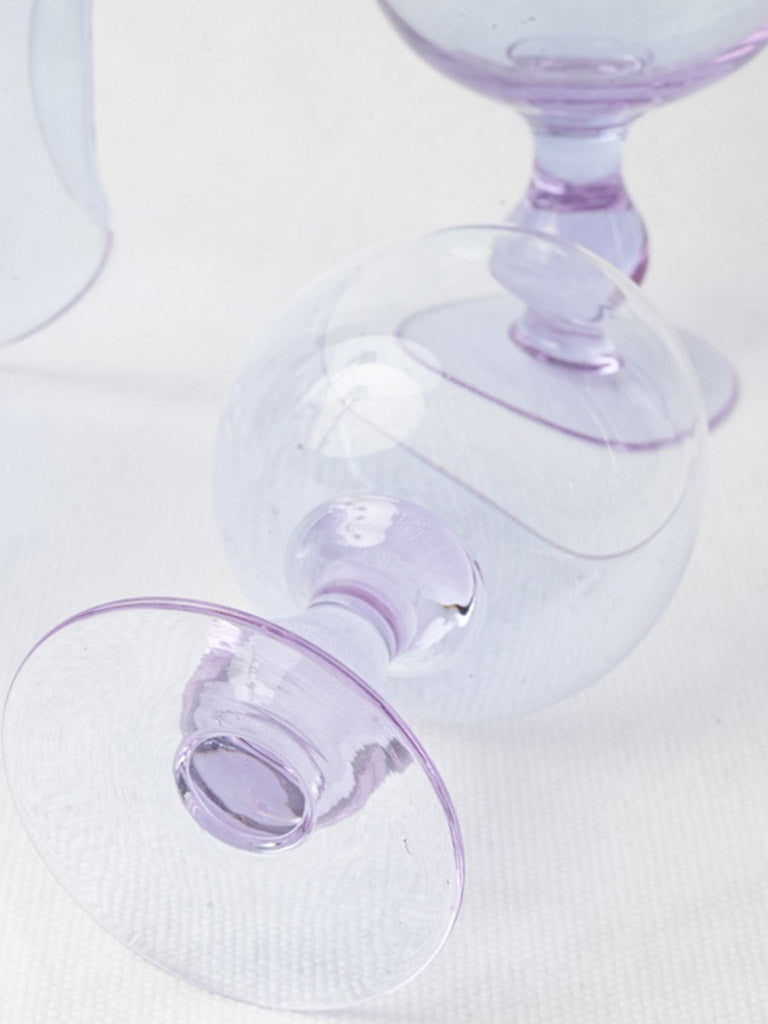 Stylish French crystal pitcher set  