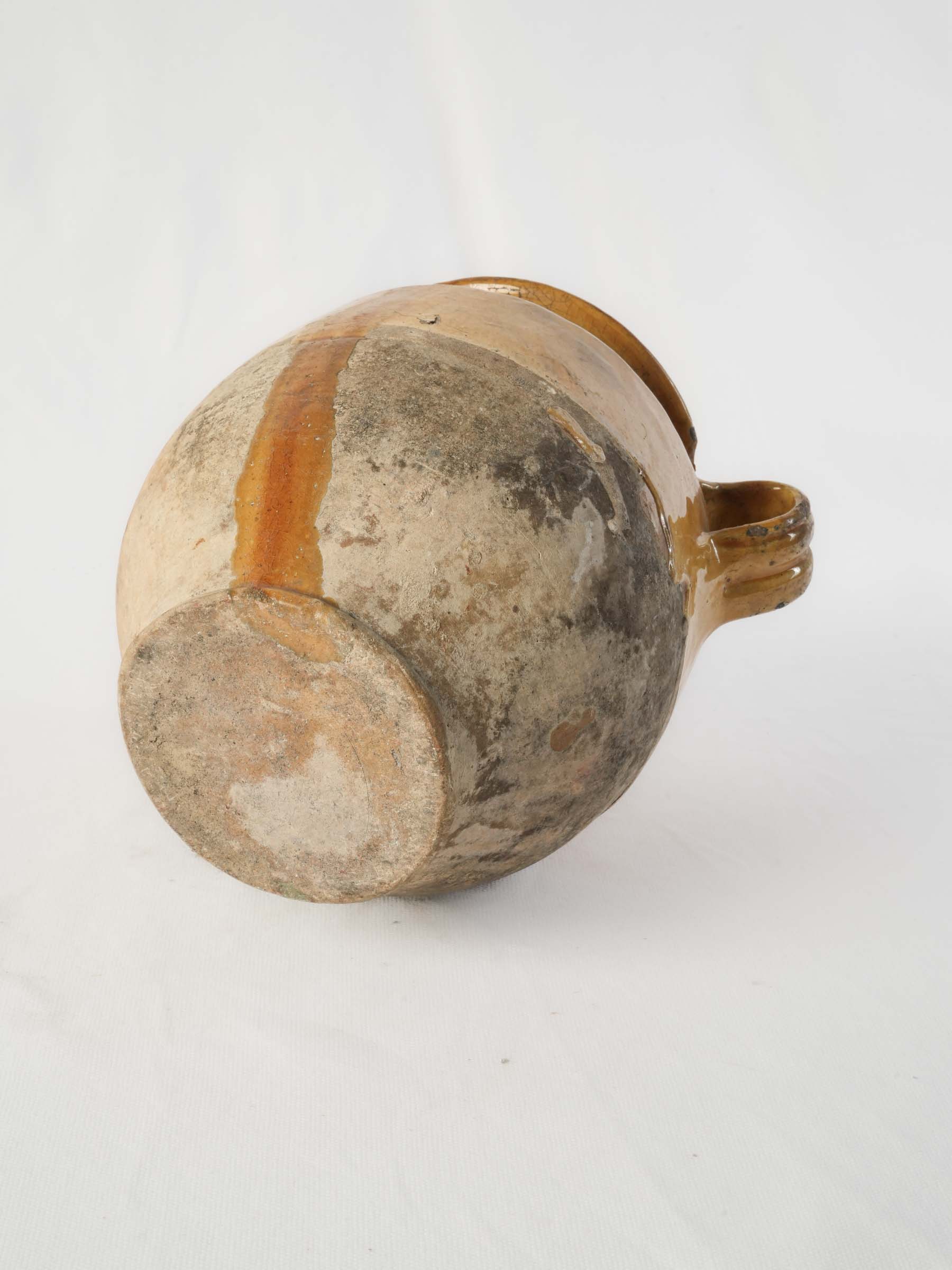 Kiln-freckled classic French jar