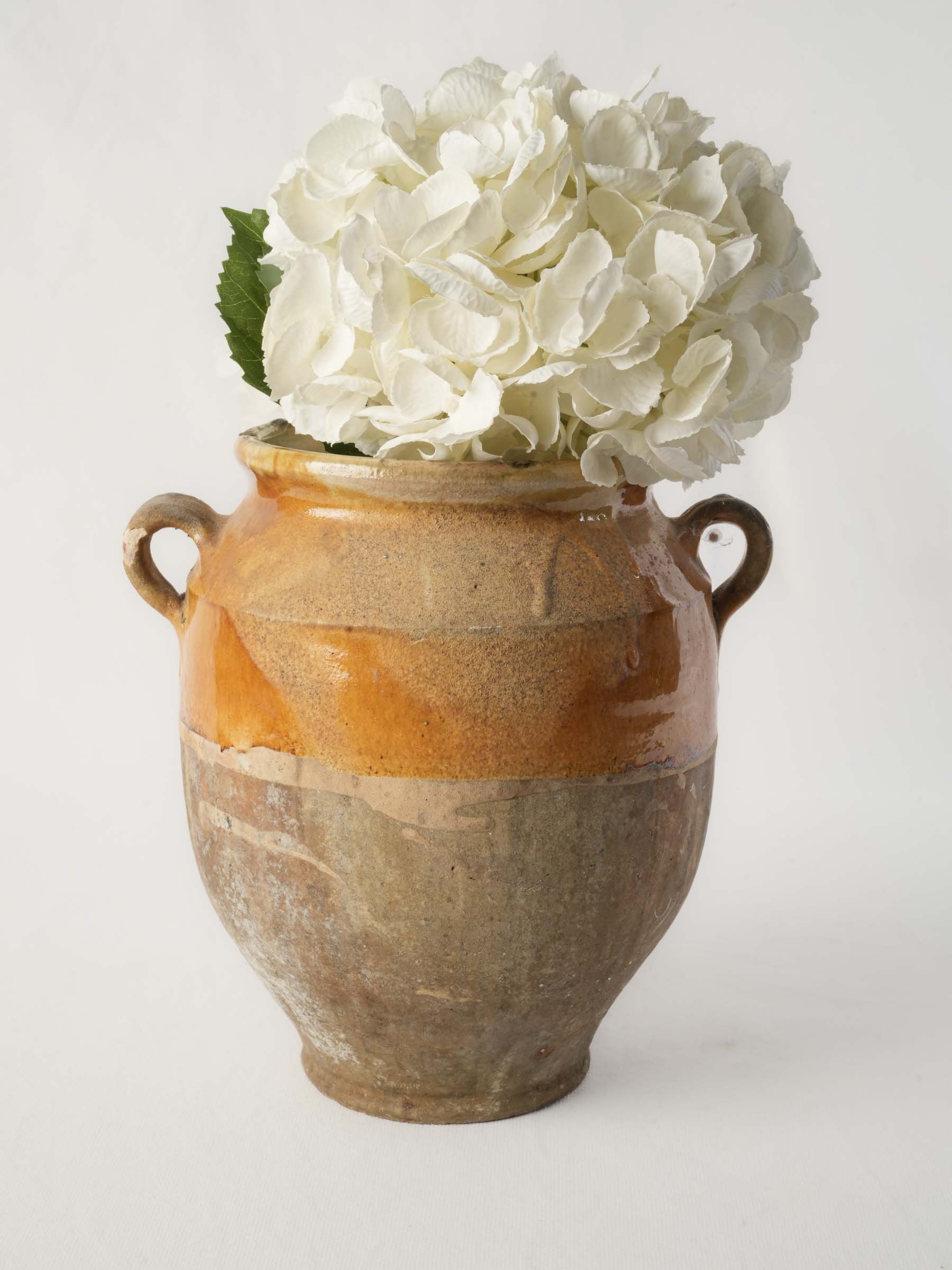 Rustic provincial terracotta pottery