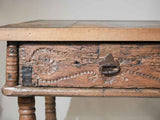 17th century Italian oak desk - 48½" x 26½"