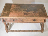 Hand-carved aged Italian desk