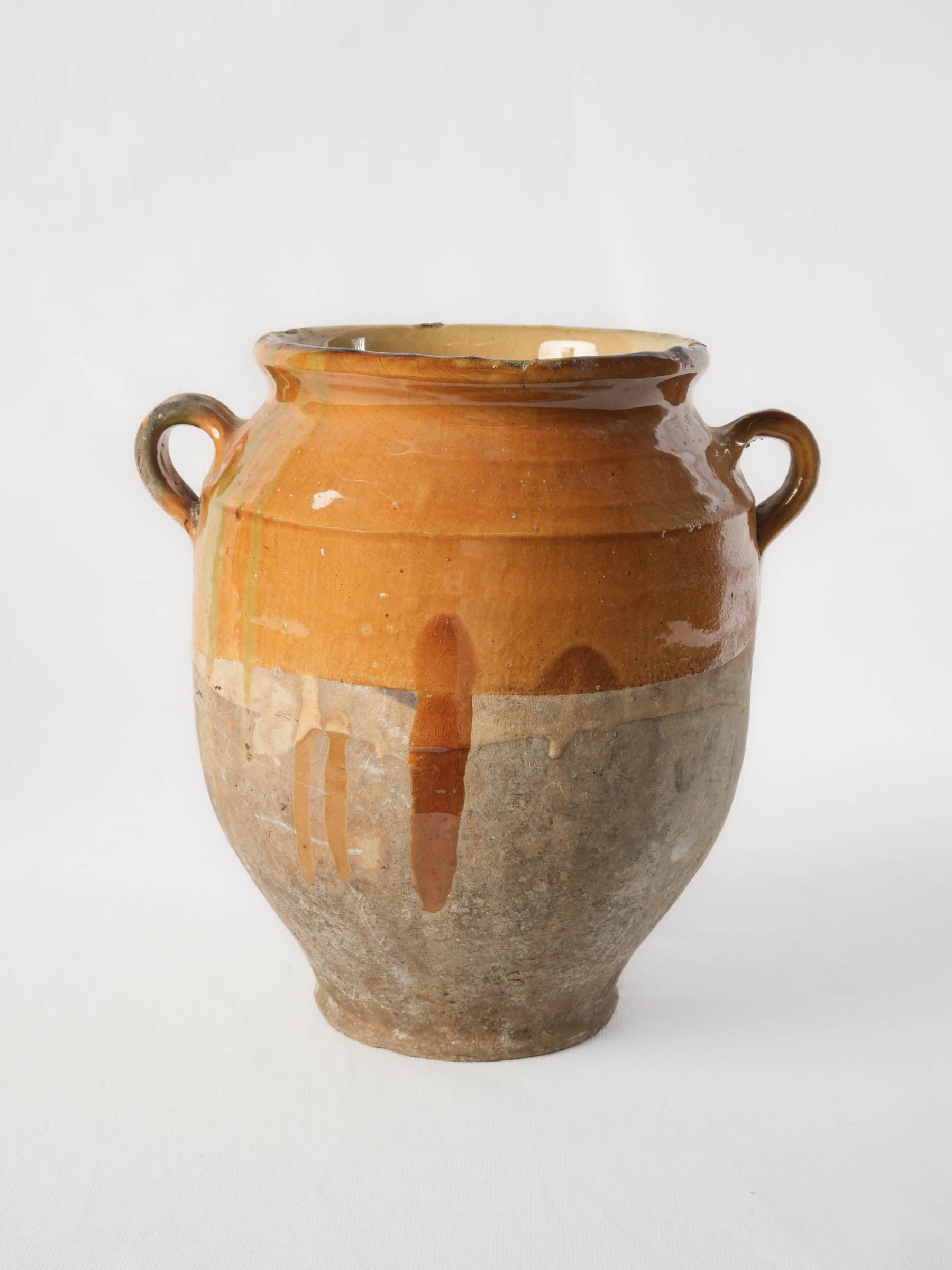 Charming antique French confit pot