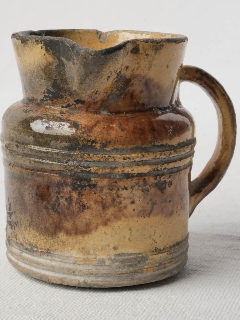 Rustic farmhouse glaze pitcher  